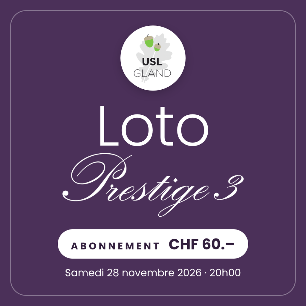 Abonnement prestige 28.11.2026